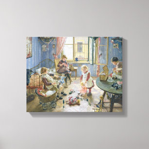 Das Kinderzimmer 1889 Leinwanddruck
