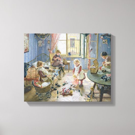 Das Kinderzimmer 1889 Leinwanddruck (Vorderseite)