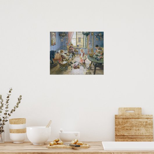 Das Kinderzimmer 1889 Poster (Küche)