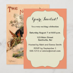 Das Kinderzimmer Alice 1890 Vintag Wonderland Cove Einladung