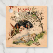 Das Kinderzimmer Alice 1890 Vintag Wonderland Cove Geschenkanhänger (Vorderseite)