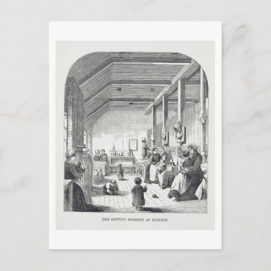 Das Kinderzimmer der Verurteilung in Brixton, aus Postkarte (Vorderseite)