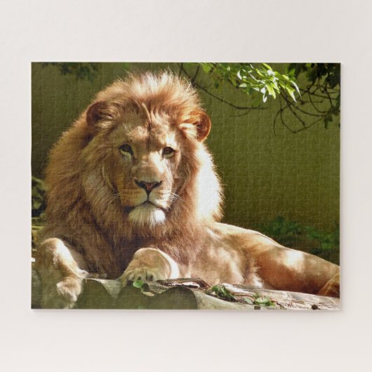 Das King Lion Portrait, das Jigsaw Puzzle (Horizontal)