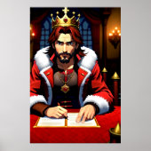 Das King-Signaturpapier | Art der AI Poster (Vorne)