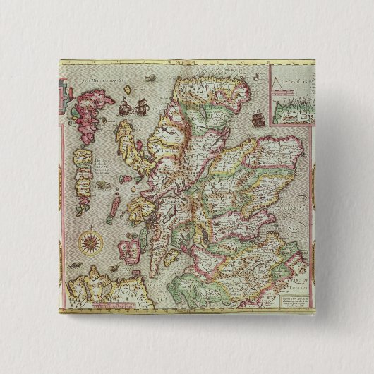 Das Kingdome von Schottland, graviert durch Button (Vorderseite)