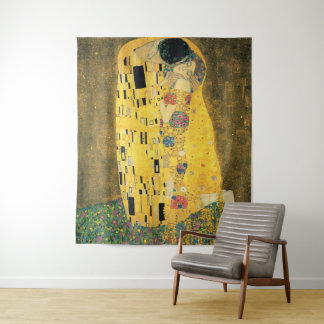 Das Kiss-Bild - Gustav Klimt Wandteppich