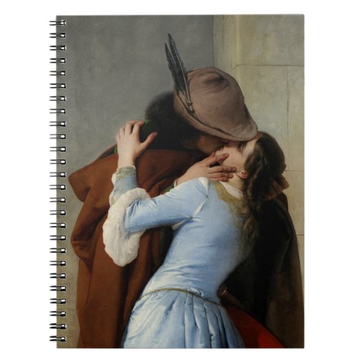 Das Kiss/Il Bacio Notebook Notizblock (Vorderseite)