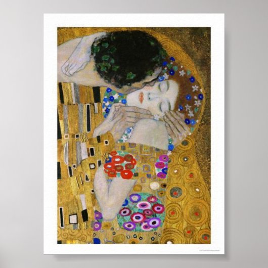 DAS KISS KLIMT FINE ART POSTER (Vorne)