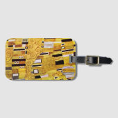 Das Kiss-Muster von Gustav Klimt, Art Nouveau Gepäckanhänger (Vorderseite (Horizontal))