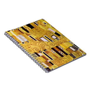 Das Kiss-Muster von Gustav Klimt, Art Nouveau Notizblock