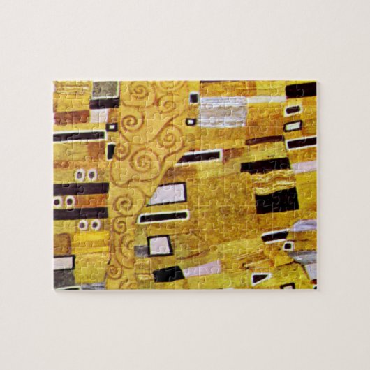 Das Kiss-Muster von Gustav Klimt, Art Nouveau Puzzle (Horizontal)