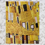 Das Kiss-Muster von Gustav Klimt, Art Nouveau Puzzle<br><div class="desc">Der Kuss (Musterbeispiel) von Gustav Klimt ist ein Vintages Viktorianisches Zeitkunstgemälde. Dieses Detail stammt aus einem Liebe- und Romantik-Gemälde mit einem romantischen Paar in verschiedenen Goldtönen, Symbolen und Mustern, die einen Kuss mit einem Bronzestand teilen. Über den Künstler: Gustav Klimt (1862-1918) war ein österreichischer Symbolik-Maler und einer der prominentesten Mitglieder...</div>