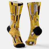 Das Kiss-Muster von Gustav Klimt, Art Nouveau Socken (Gewinkelt)