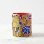 Das Kiss-Muster von Gustav Klimt, Art Nouveau Tasse (Zentrum)