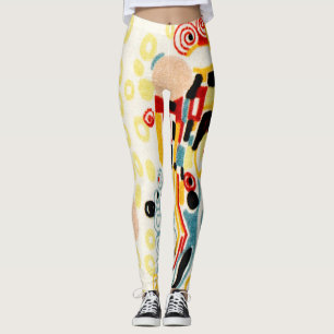 Das Kiss-Textilmuster von Gustav Klimt Leggings
