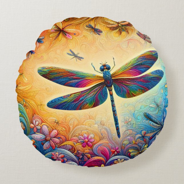 Das Kissen für die Reise der Drachenfliege (Vorderseite)