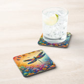 Das Kissen für die Reise der Drachenfliege Getränkeuntersetzer (Rechte Seite)