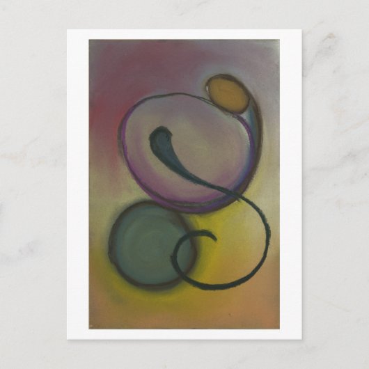 Das Kissen Postkarte (Vorderseite)