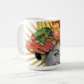 Das Kitsch Bitsch ©: Berühmt geschmückt! Kaffeetasse (Vorderseite Links)