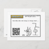 Das Kitty Litter Aint wird sich ändern Postkarte (Vorne/Hinten)