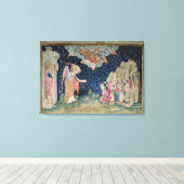 Das Klangbild des Siebten Trumpets und des Leinwanddruck (Insitu (Holzboden))