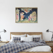 Das Klangbild des Siebten Trumpets und des Leinwanddruck (Insitu (Schlafzimmer))