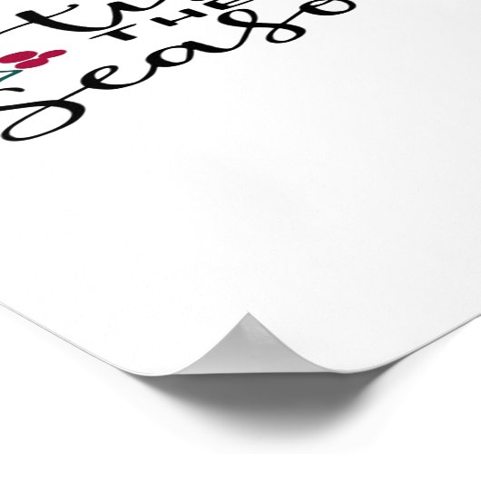 Das klassische Design der Saison Poster (Ecke)