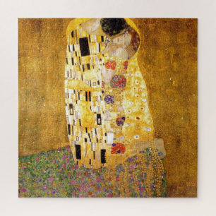 Das klassische Malerwerk Kiss Gustav Klimt Puzzle