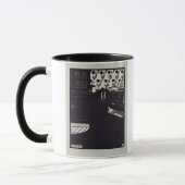 Das Klavier, 1914 (Holzschnitt) Tasse (Links)