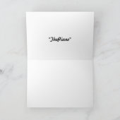 Das Klavier Karte (Innenseite)