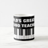 Das Klavier-Lehrerkaffee-Tasse der Welt bestste Kaffeetasse (Mittel)