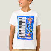 Das "Klavier-Shirt" für Jungen durch Neil Myers T-Shirt (Vorderseite)