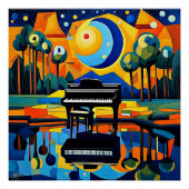 Das Klavier wartet Poster (Vorderseite)