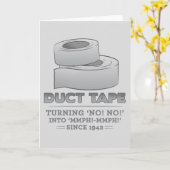 Das Klebeband - nein, nein! In mmph! Karte (Gelbe Blume)