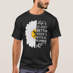 Das Kleben ist einfach besser mein Klempner Daisy T-Shirt