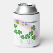 Das Kleeblatt des Morgens St. Patrick's Day Dosenkühler (Kanne Rückseite)