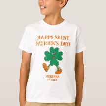 DAS KLEEBLATT ZU FUSS ST. PATRICK'S DAY DESIGN