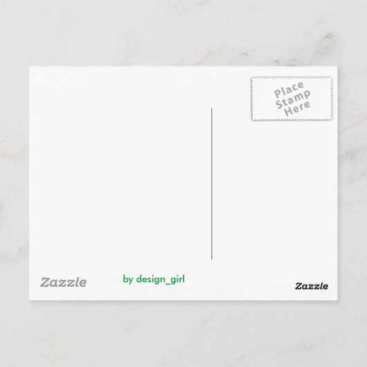 Das Kleenpflaster, Postkarte (Rückseite)