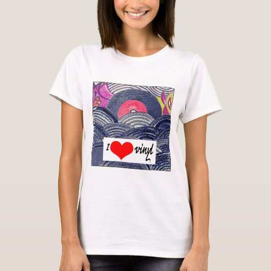 Das Kleid der Frauen - i-Liebe-Vinyl T-Shirt (Vorderseite)