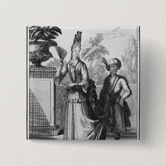 Das Kleid des Noblewomans, Ende des 17. Button (Vorderseite)