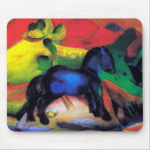 Das kleine blaue Pferd von Franz Marc Mousepad (Vorne)