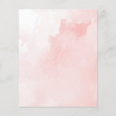 Das kleine Budget ist eine Girl Baby Dusche (Rückseite)