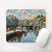 Das kleine Fischerdorf Mousepad (Mit Mouse)