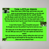 DAS KLEINE FROG, POEM-Plakat Poster (Vorne)