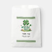 Das kleine Glück der irischen Kleeblatt Gold Baby Geschenktütchen (Vorderseite)