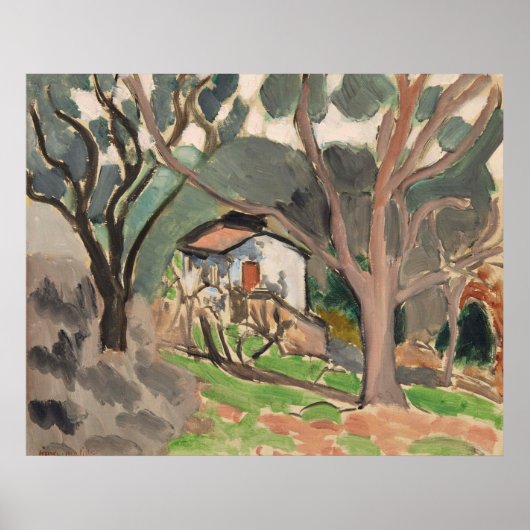 Das kleine Haus von Matisse Poster (Vorne)