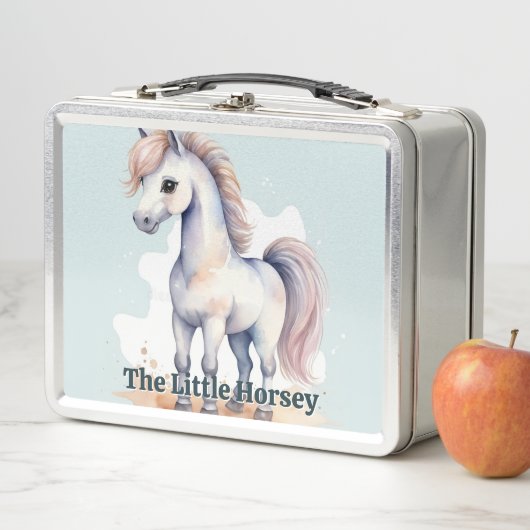 Das kleine Horsey Metall Brotdose (Beispiel)