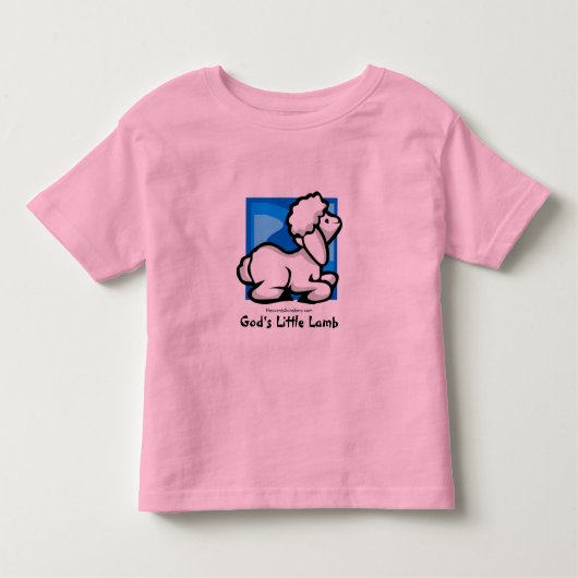 Das kleine Lamm des Gottes Kleinkind T-shirt (Vorderseite)