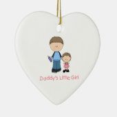 Das kleine Mädchen des Vatis (2) Keramik Ornament (Rechts)