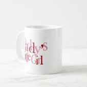 Das kleine Mädchen des Vatis Kaffeetasse (Vorderseite Links)